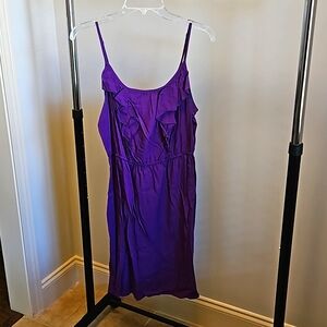 Old Navy purple midi dress, size Medium, only worn once!